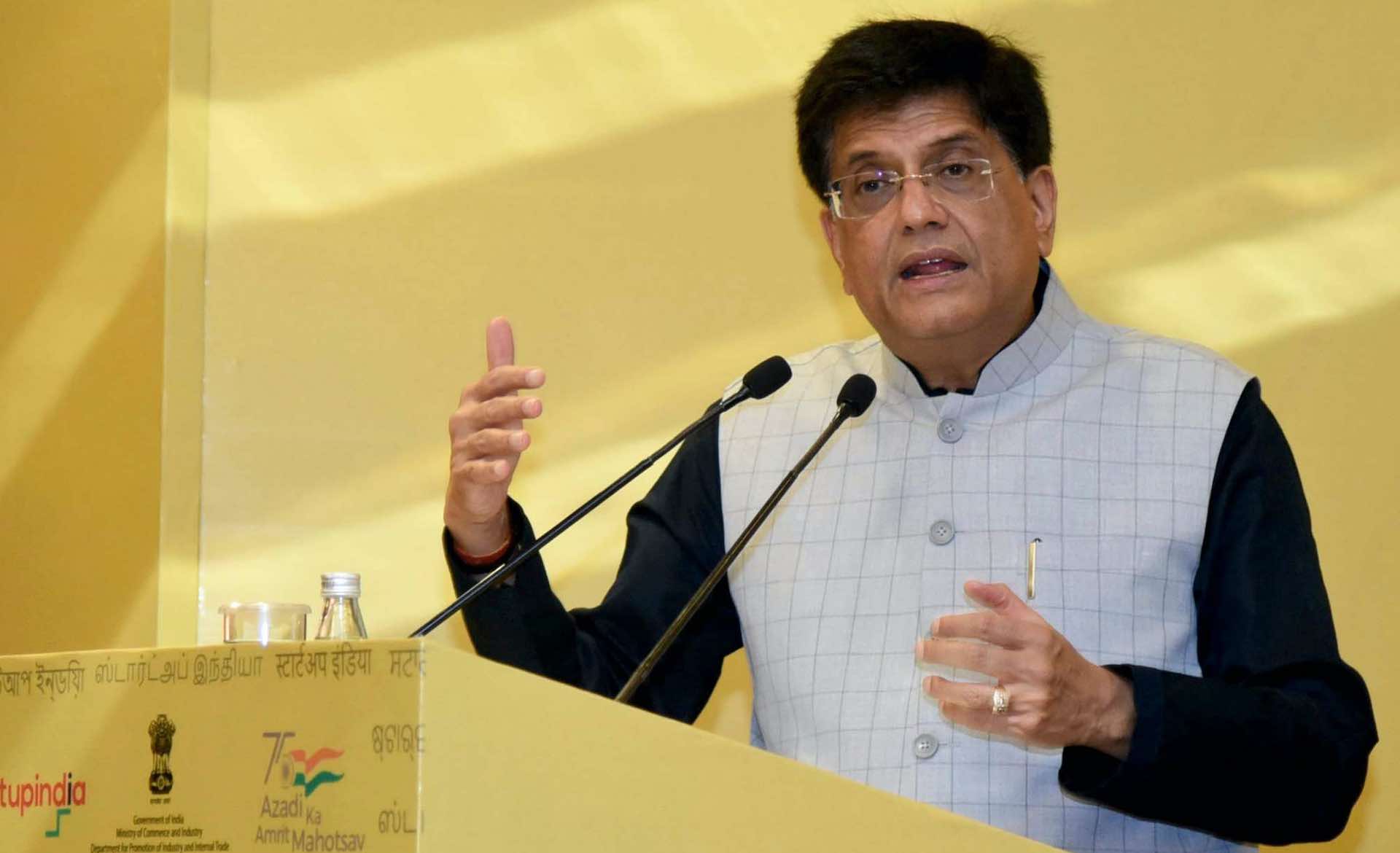Indian startup ecosystem 3rd largest in the world in six years - Goyal